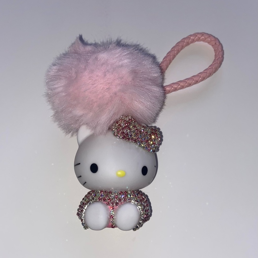 Hello Kitty Pink Plush Bag Charm